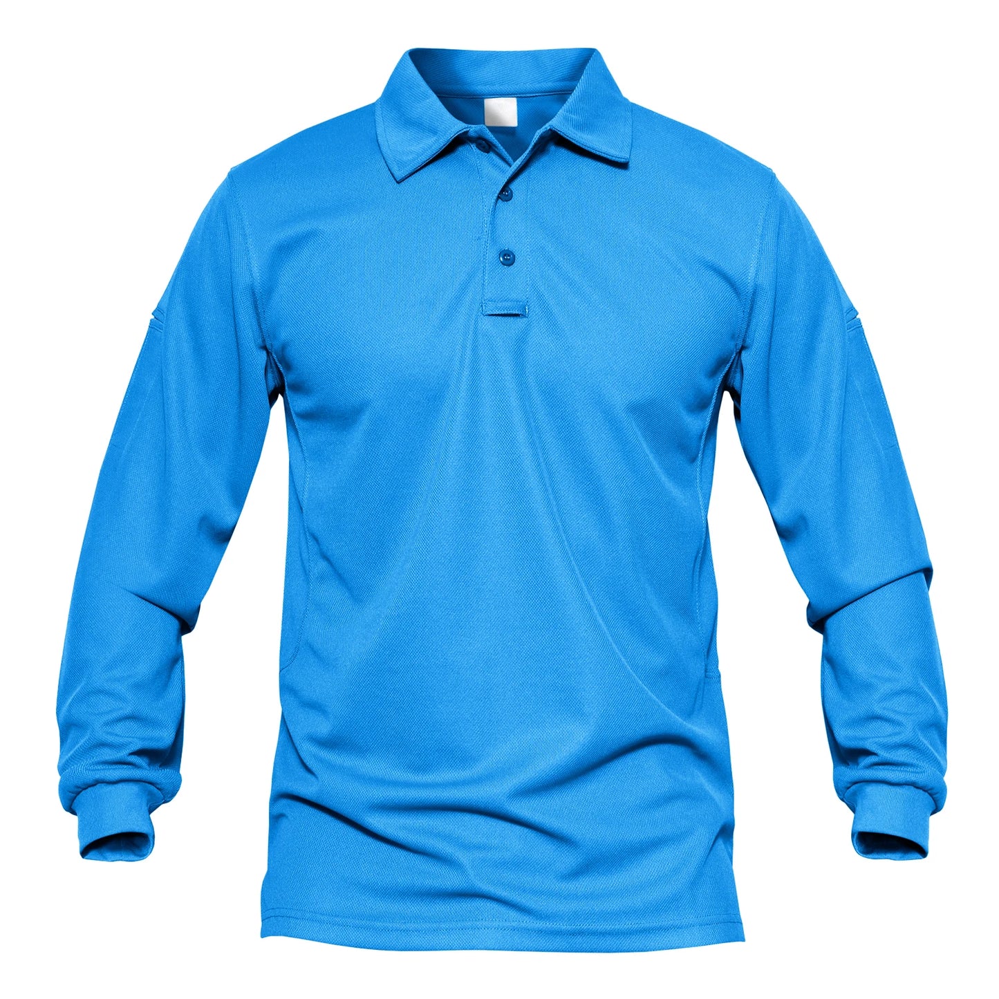 TACVASEN Men Outdoor T-shirts Work Polos Summer Quick Dry T-shirts Long Sleeve Lightweight Golf T-shirts Tee Tops