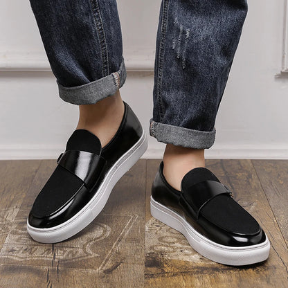 Breathable Leather Casual Shoes Luxury Brand Male Flats Classic Men's Comfortable Loafers Hot Selling Men's Park Walking Shoes