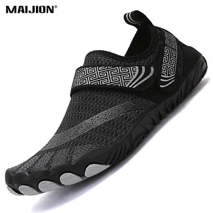 Men Women Elastic Beach Barefoot Seaside Aqua Shoe Quick-Dry Breathable Surf Wading Shoe Non Slip Upstream Swimming Water Shoe