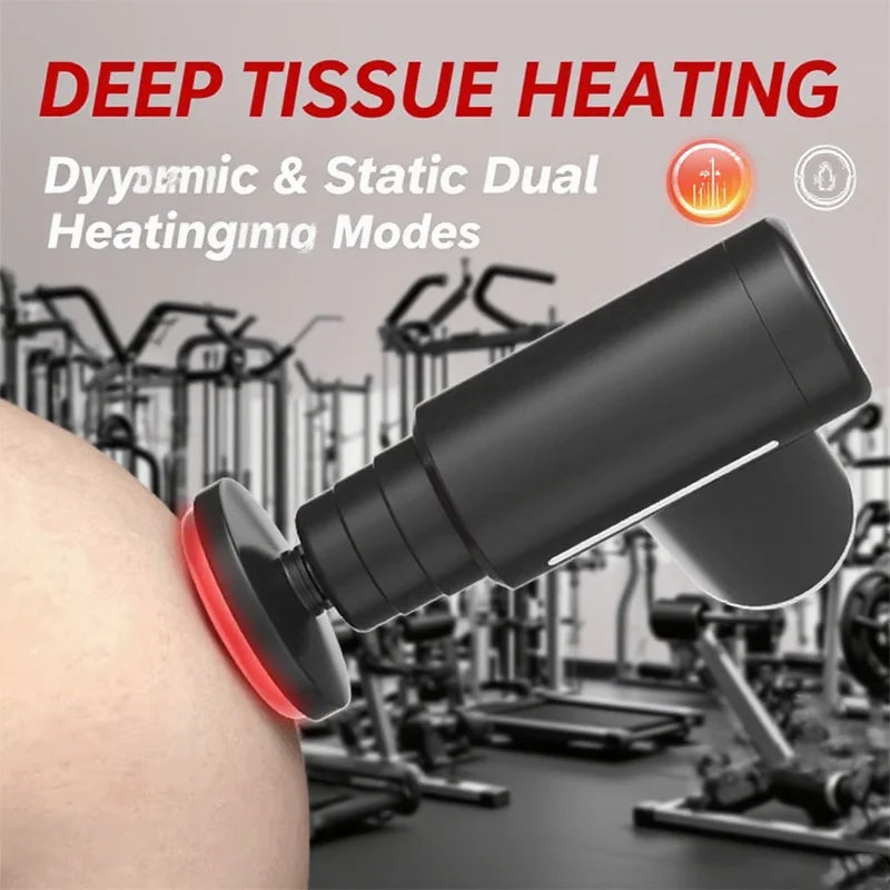 Mini Muscle Massage Gun Body Massager Deep Handheld Percussion Massager For Body Back Neck Leg Cold And Hot Compress Fascia Gun