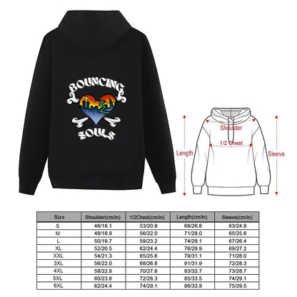 The Bouncing Souls Hoodie men's coat hooded shirt anime clothes men's winter sweater new in hoodies