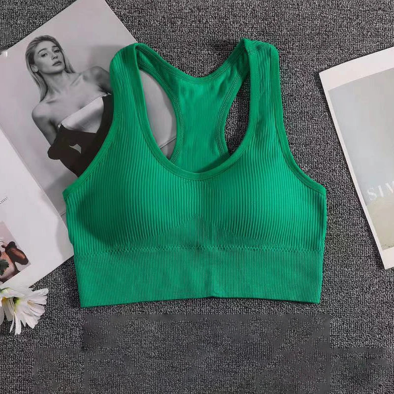 Women Sports Bra Top Push Up Fitness Yoga Bra Underwear Sport Tops For Women Breathable Running Vest Gym Wear Female Underwear