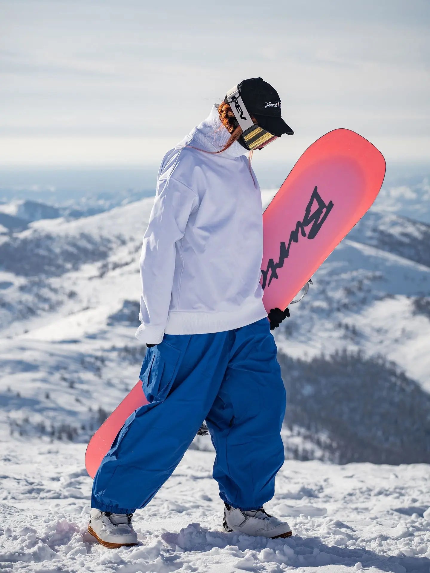 Oversize Winter Ski Pants 3L Snowboard Pant Thicken Thermal Waterproof Breathable Outdoor Sports Warm Women's Men's Ski Trousers