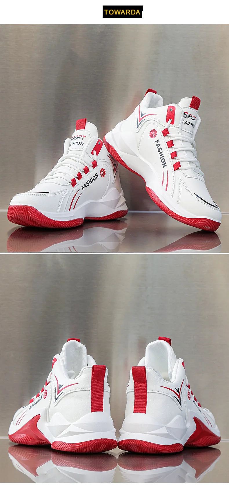 2026 Basketball Shoes For Man Sneakers Classic Retro Male Gym Training Sports Cushioning Shoes Men's Breathable Non-Slip Shoes