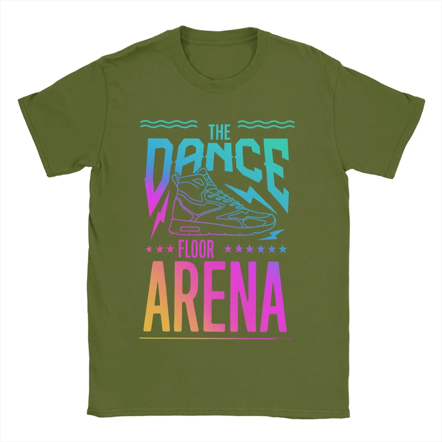 TIL DANCE FLOOR ARENA Men Women T Shirt  Vintage Tee Shirt Short Sleeve Crew Neck T-Shirts Cotton Summer Tops