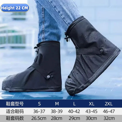 Waterproof Rain Boot Covers Reusable Non-Slip Cycling Hiking Shoe Protectors Rain Snow Wet Sand Overshoes Pants Protectors