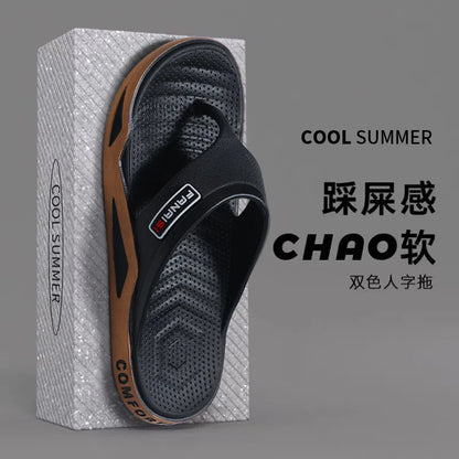 Summer Men's Flip-flops Sports Beach Sandals Men Casual Outdoor Fashion&trend Comfortable Shoes House Flip Flops Home Shoes