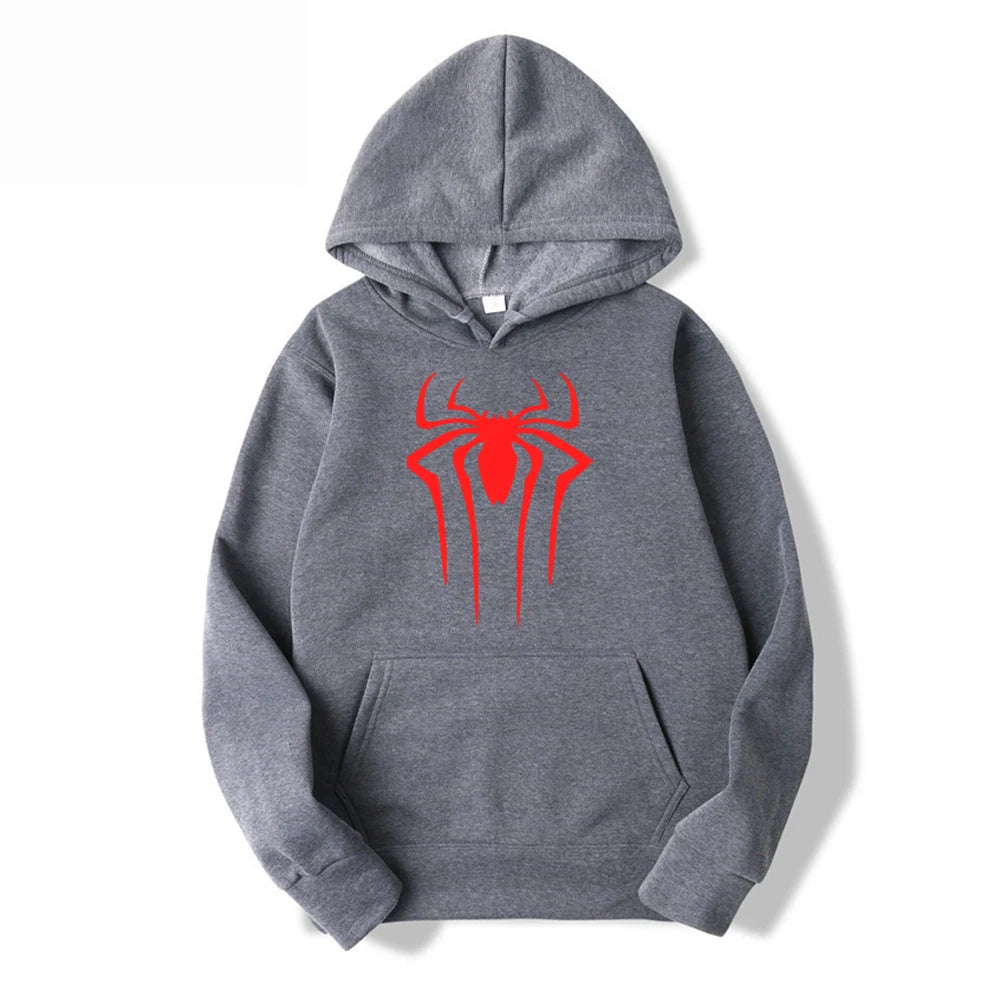 Fashion brand men's hoodie casual hoodie sportswear men's/women's top printed spider hoodie