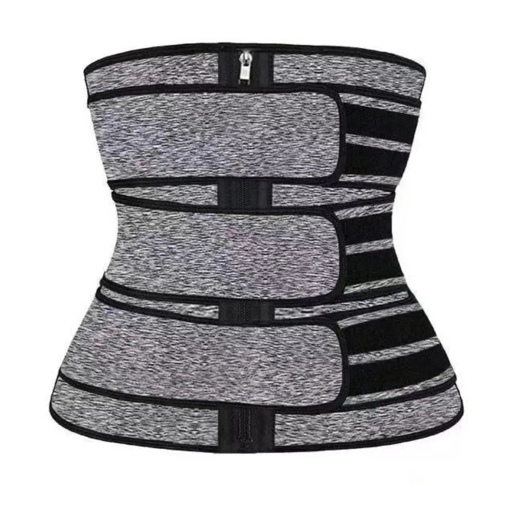 Body Shaper Double Straps Waist Trainer Corset Sauna Sweat Compression Fitness Body Shaper Hot Abdominal Slimming Belt Shapewear