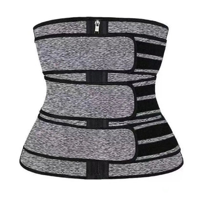 Body Shaper Double Straps Waist Trainer Corset Sauna Sweat Compression Fitness Body Shaper Hot Abdominal Slimming Belt Shapewear