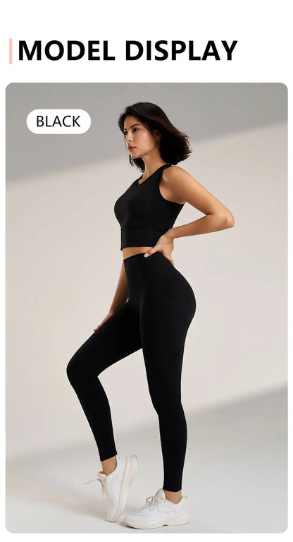 Yoga Leggings Pants Trousers Women's Quick Dry Sports Leggings High Waisted Fitness Pants Stretch Peach Butt Gym Clothing