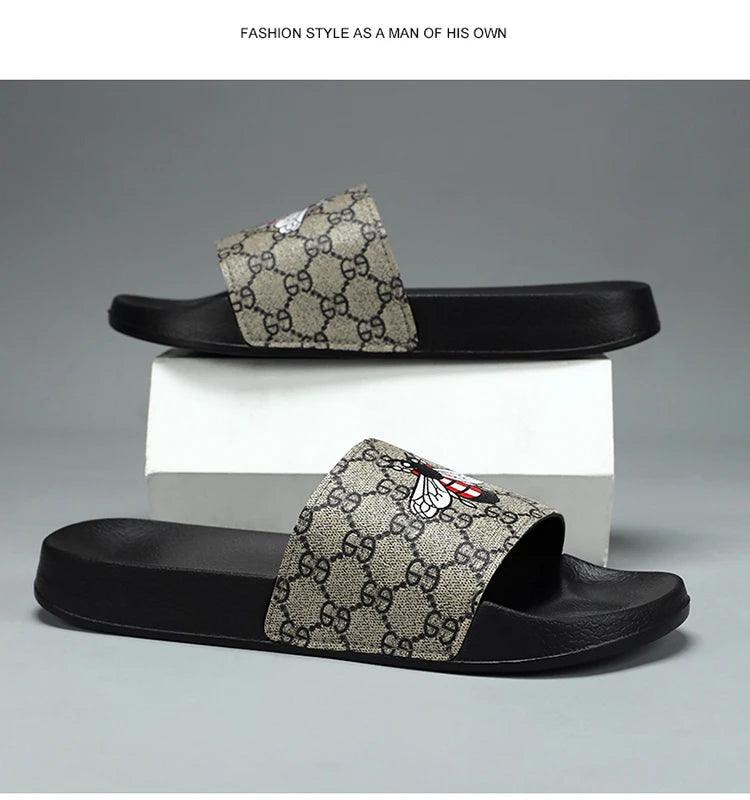 Summer men's shoes sports casual slippers indoor and outdoor EVA shoes men's small butterfly beach outdoor garden sandals