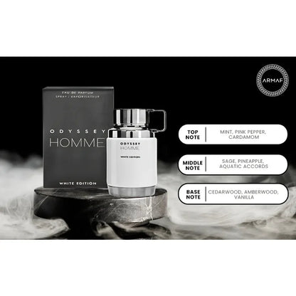 100ML Armaf Odyssey Homme White Edition Pheromone Fragrance Arabian Women's Perfume Pheromone Cologne for Man Birthday Present