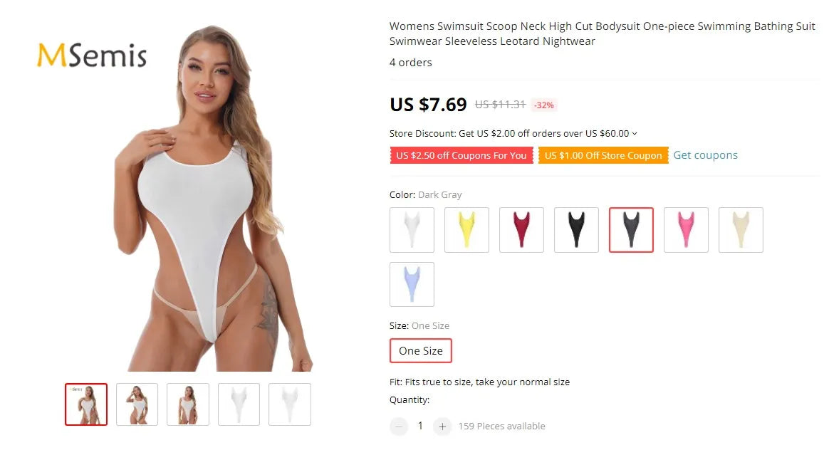 Womens Swimsuit 2022 New Glossy One-piece Swimming Bathing Suit Backless High Cut Bodysuit Sportwear Beachwear Swimwear