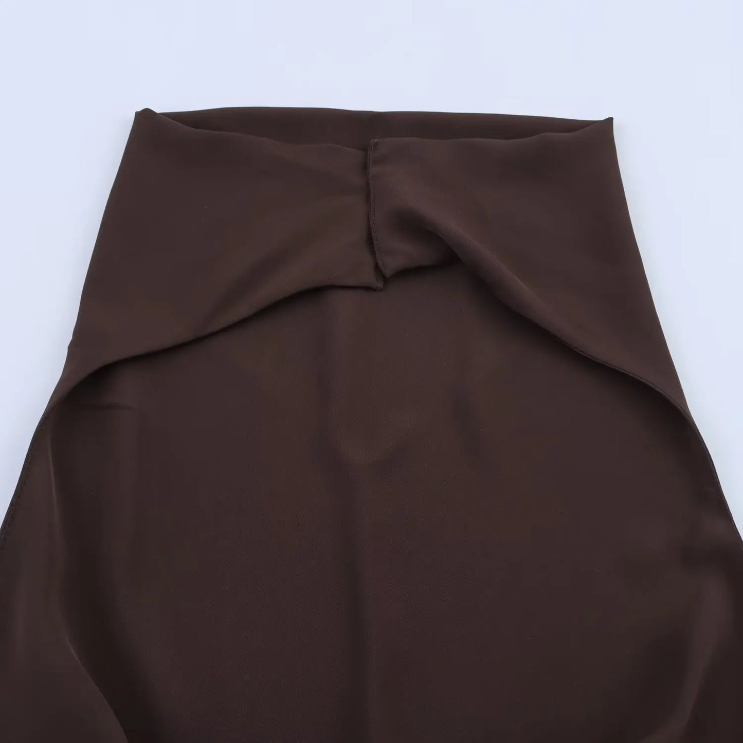 2025 summer new women's clothing casual fashion temperament simple slim design backless halter neck long dress