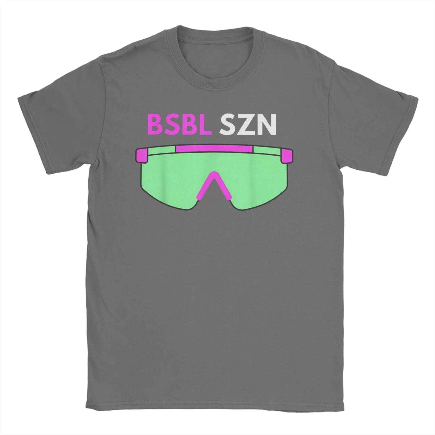 BSBL SZN Baseball Season Boys Girls Youth T Shirts Men Women Pure Cotton T-Shirt O Neck  Tee Shirt Short Sleeve Clothes Printed