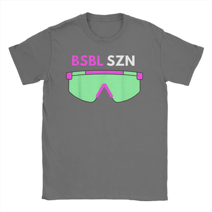 BSBL SZN Baseball Season Boys Girls Youth T Shirts Men Women Pure Cotton T-Shirt O Neck  Tee Shirt Short Sleeve Clothes Printed