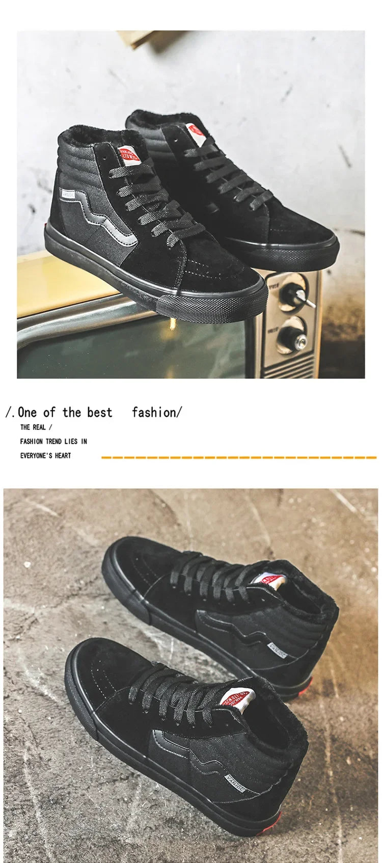 Canva Women's Casual Korean Style Flat Shoes New Arrival Winter 2023 Trendy Ins Net Red Cotton Shoes Versatile For Students