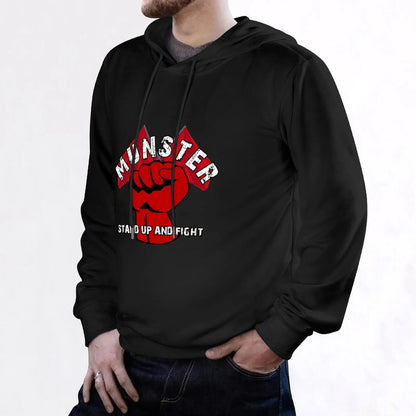 Munster Rugby - Stand up and Fight Hoodie autumn jacket men autumn men wear autumn new products hoodie streetwear