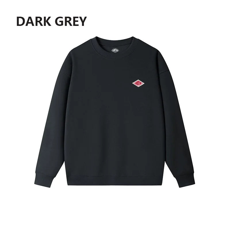 2024 Exported to Japan Spring Thin Sweatshirt Men/Women Same Embroidery Brand Cotton O-Neck Long Sleeve Loose Tracksuit Tops