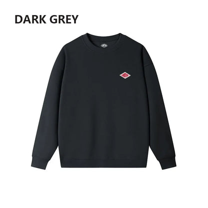 2024 Exported to Japan Spring Thin Sweatshirt Men/Women Same Embroidery Brand Cotton O-Neck Long Sleeve Loose Tracksuit Tops