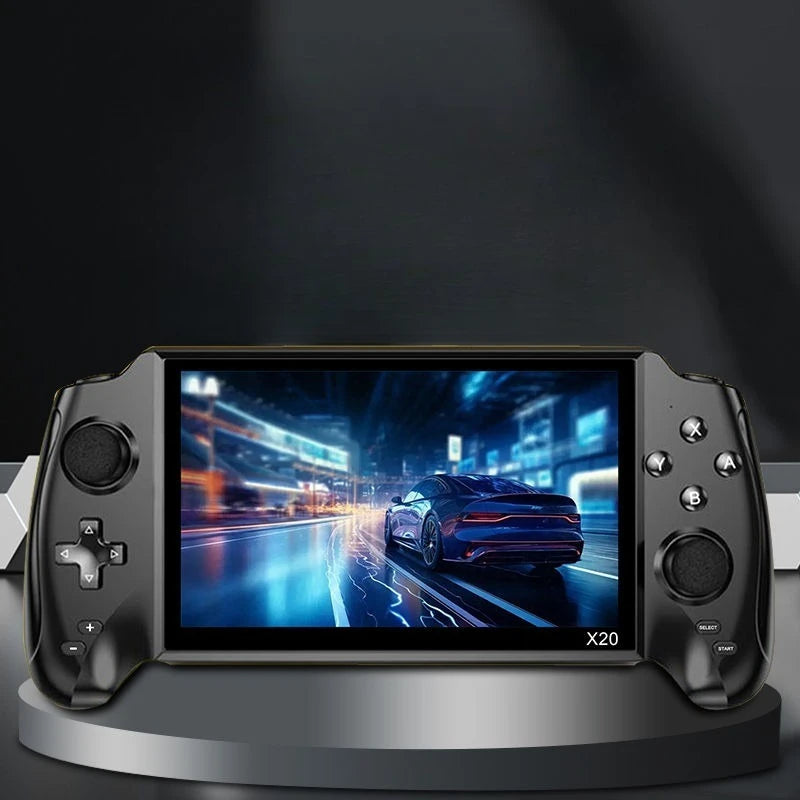 7-Inch Plants vs. Zombies Handheld Arcade Game Console with Dual Wireless Joystick Controllers: Nostalgic GBA & Classic FC Style