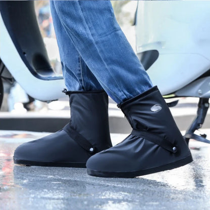 Waterproof Rain Boot Covers Reusable Non-Slip Cycling Hiking Shoe Protectors Rain Snow Wet Sand Overshoes Pants Protectors
