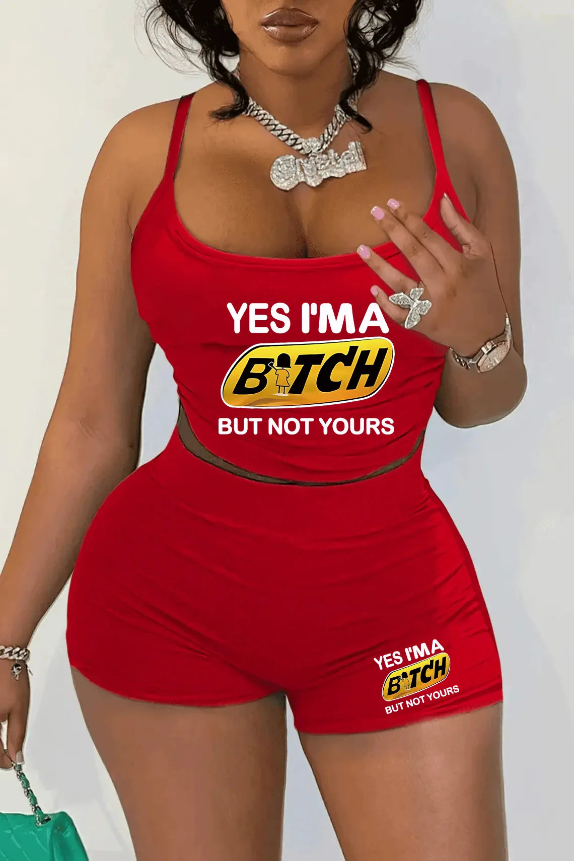 Sexy Spaghetti Strap Crop Tops And Short 2 Piece Sets Woman Outfit 2026 Summer Sexy Sport Casual Two Piece Set Women Short Sets