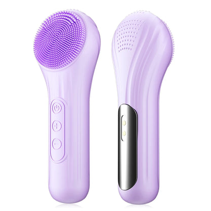 Sonic Waterproof Facial Cleansing Brush Rechargeable Scrubber Exfoliating Vibrating Deep Clean Face Cleaner Skin Care Tool
