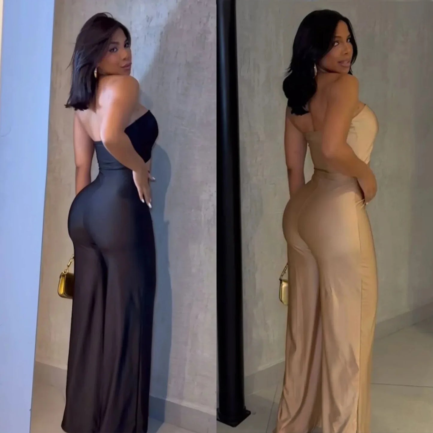 FAGADOER Sexy Hollow Out Bodycon Jumpsuit for Women Solid Color Sleeveless Backless Rompers Female Streetwear Overalls 2026 New