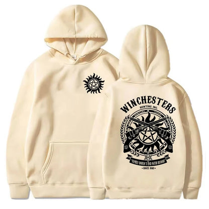 Supernatural Printed Hoodie Women Men Fashion Autumn Winter Warm Sweatshirt Hip Hop Harajuku Streetwear Long Sleeve Pullover