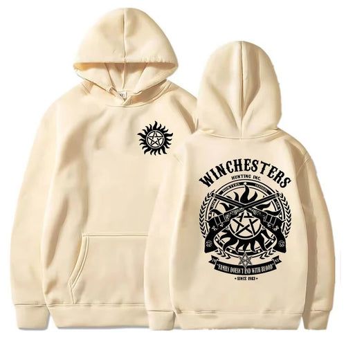 Supernatural Printed Hoodie Women Men Fashion Autumn Winter Warm Sweatshirt Hip Hop Harajuku Streetwear Long Sleeve Pullover