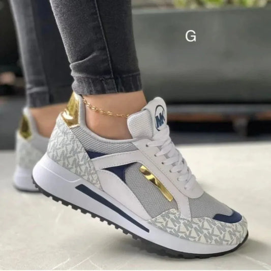 2025 & 2026 Spring Large Wedge Casual Fashion Comfortable Women's Shoes Outdoor Versatile Lightweight Sports Women's Vulcanized Shoes