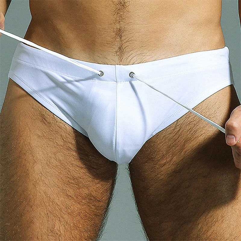 Mens Swimwear Sexy Briefs Swimsuits Trunks Beachwear Summer Surf Board Wear Men Swimming Brief Bikini Underwear Spa Underpants