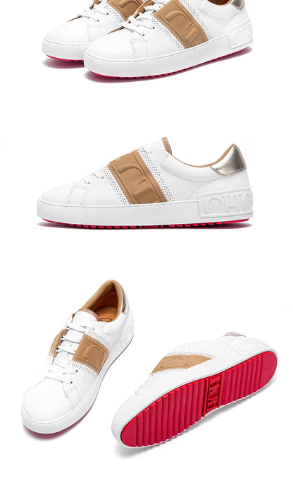 Women Casual Shoes White Flat Board Shoess Balance Technology Press Insole Comfort Sneakers Luxury Brand 2025 New