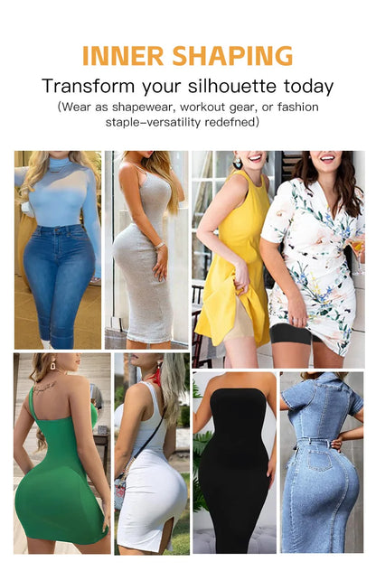 Women's Padded Butt Lifter Body Shaper with 4 Sponge Pads Tummy Control Shapewear Panties with Waist Cincher and Hook Closure