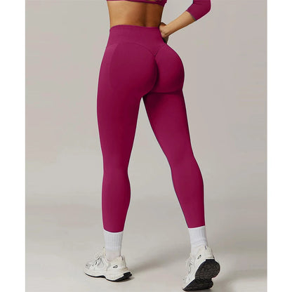 Women's High Waist Yoga Leggings Seamless High Stretchy Butt Lifting Breathable Sports Pants for Women Gym Leggings