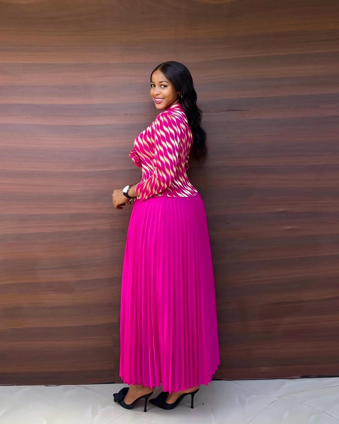 Plus Size Luxury Dresses For Women Elegant And Beautiful Gowns Miyake Pleated Dress Party Evening Prom Formal Female Fashion