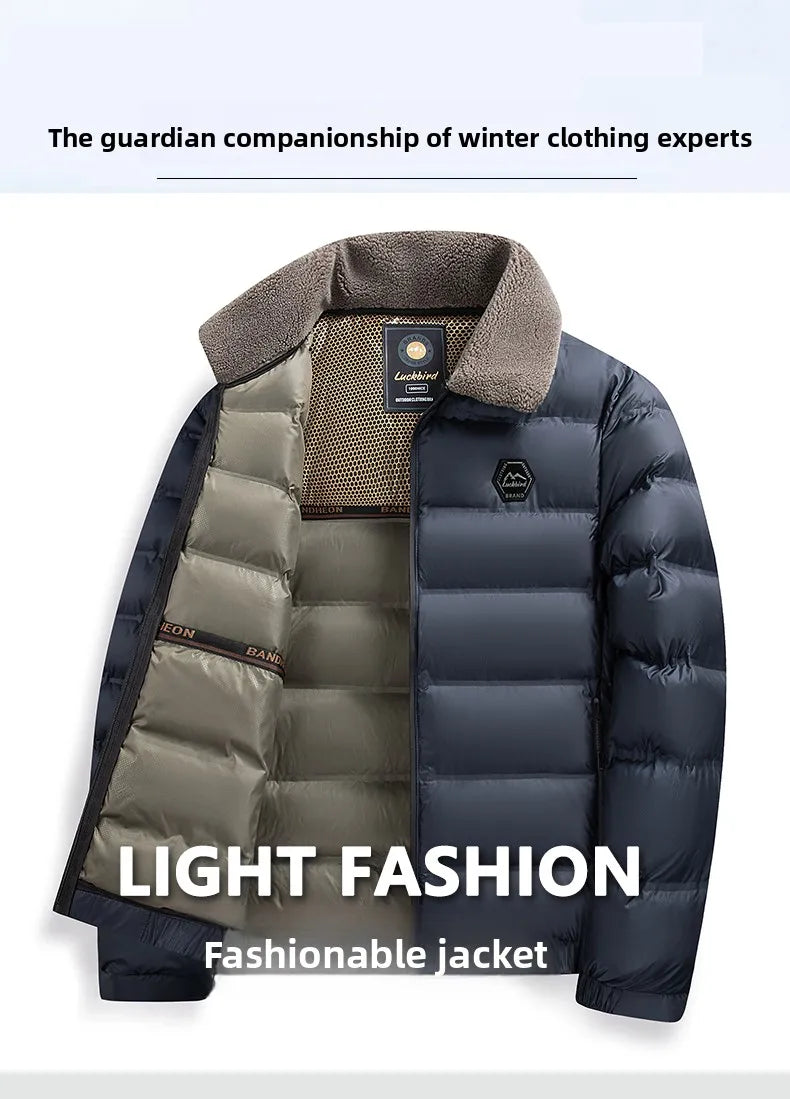 Top Grade Graphene Warmth Technology Men's New Winter Parka Jacket Windbreaker Diamond Quilted Bubble Puffer Coats