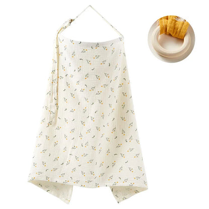 Cotton Breastfeeding Cover Mother Outing Nursing Covers Adjustable Privacy Baby Feeding Breastfeeding Apron Stroller Blanket
