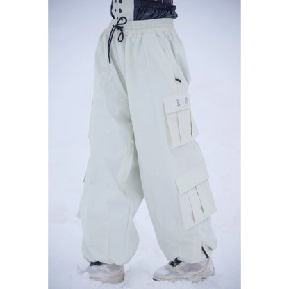 Oversize Winter Ski Pants 3L Snowboard Pant Thicken Thermal Waterproof Breathable Outdoor Sports Warm Women's Men's Ski Trousers