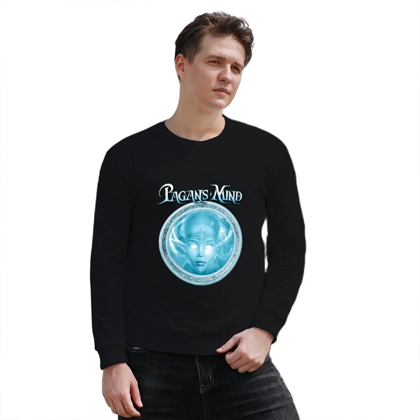 Pagan&x27;s Mind, Celestial Entrance Pullover autumn jacket men graphic t shirts men clothes for men new sweatshirts