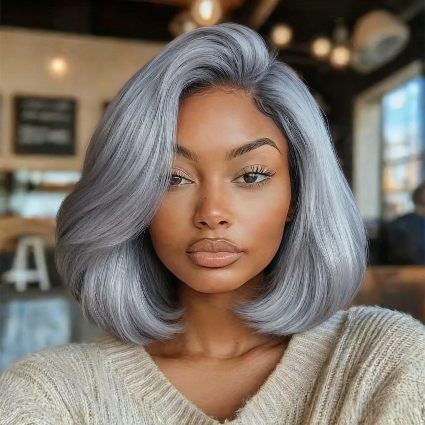 300% Density 13x4 Lace Front wig Short Bob Human Hair Wigs Straight Brazilian Hair Wigs for Women