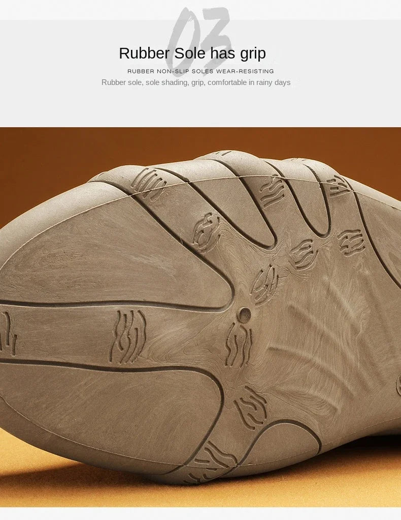 Ankle Boots For Men 2026 Spring Man Casual Sneakers Non Slip Khaki Work Mens Shoe Short Boots Loafers Lace Up Zapatillas Hombre