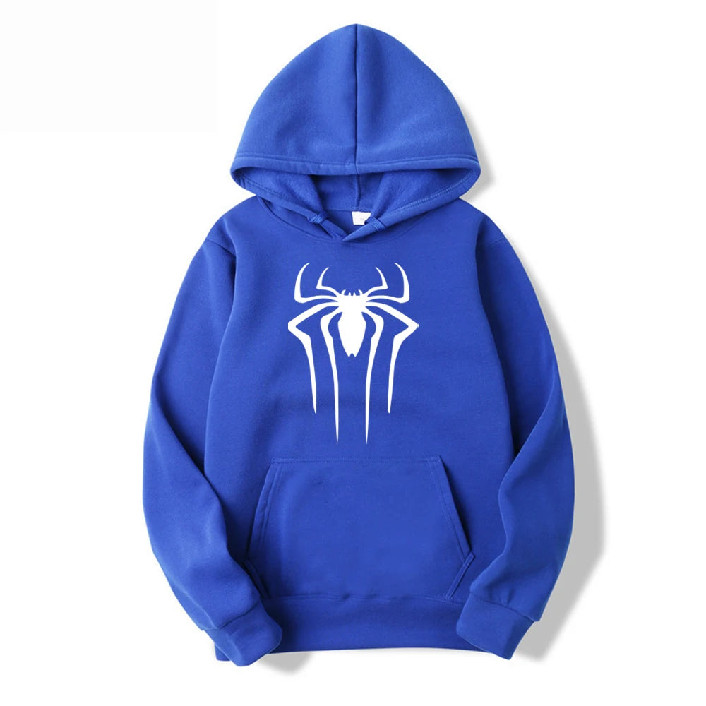 Fashion brand men's hoodie casual hoodie sportswear men's/women's top printed spider hoodie