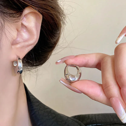 Stainless Steel Leaf Shaped Floral Stud Earrings for Women Girls Trendy Fashion Jewelry High Quality Dainty Elegant Gift Ideas