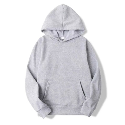 Fashion Trend Solid Color Hoodies Men's Autumn and Winter Hot Sale Casual Simple Comfortable Sweatshirts Daily Outdoor Wear