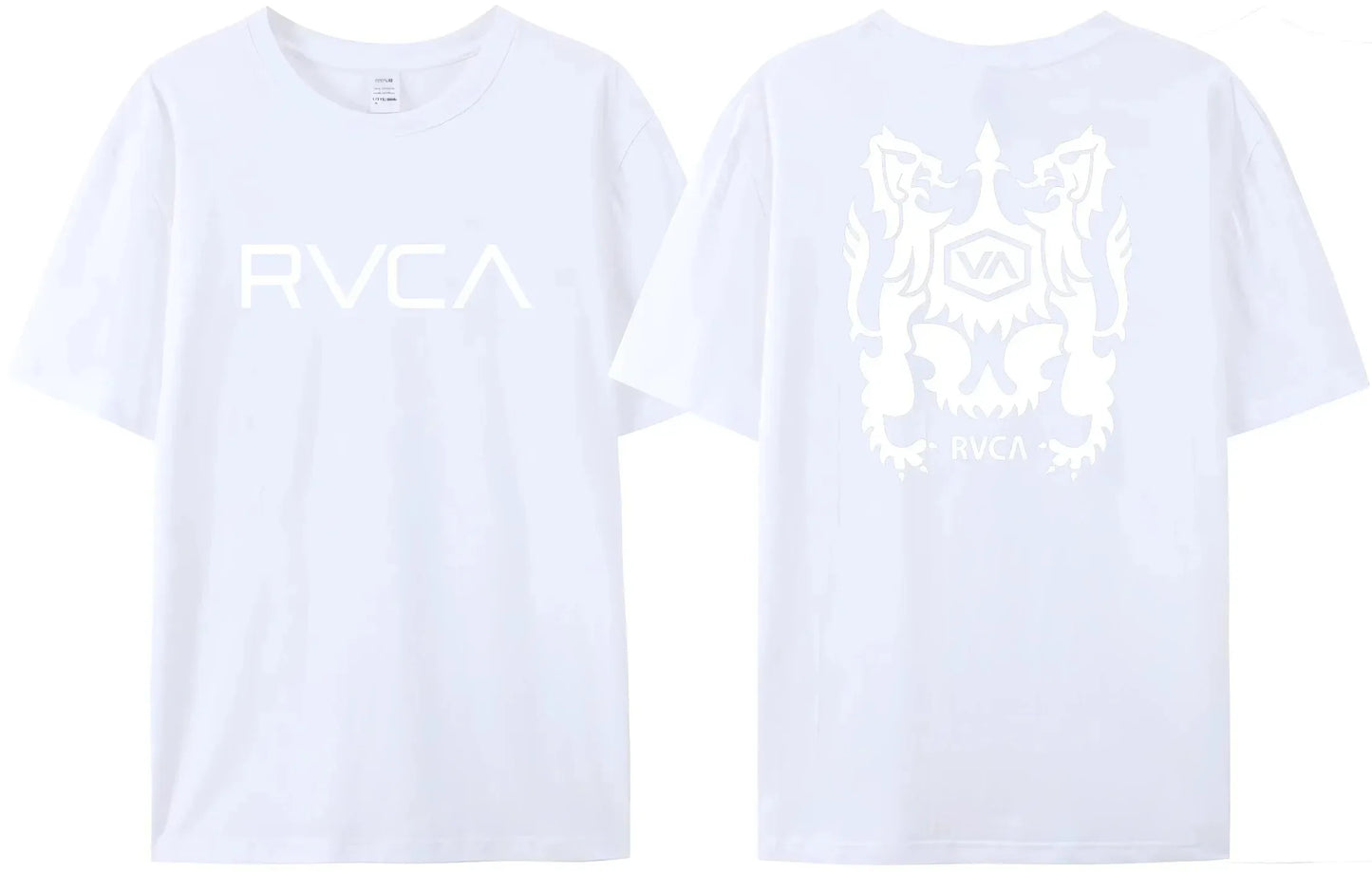 100% Cotton RVCA T Shirt Men Women THE BALANCE OF OPPOSITES Tee Tshirt Oversized Short Sleeve Design Brand T-shirt Top Clothes