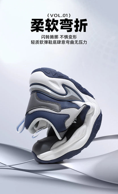 Spring and Summer New Breathable Mesh Casual Men's Running Shoes, Running Casual Sports Shoes, Anti-slip Lace-up Sports Shoes