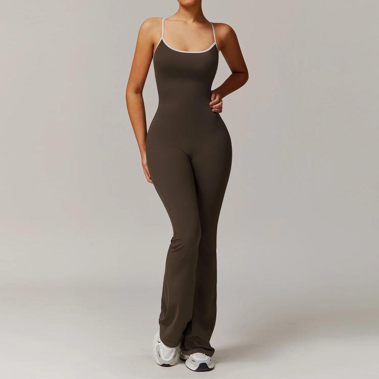 Jumpsuit Gym Set Yoga Suit Back Cross Sportswear Women Sports Jumpsuit Fitness Rompers Workout Bodysuits One-piece Yoga Jumpsuit